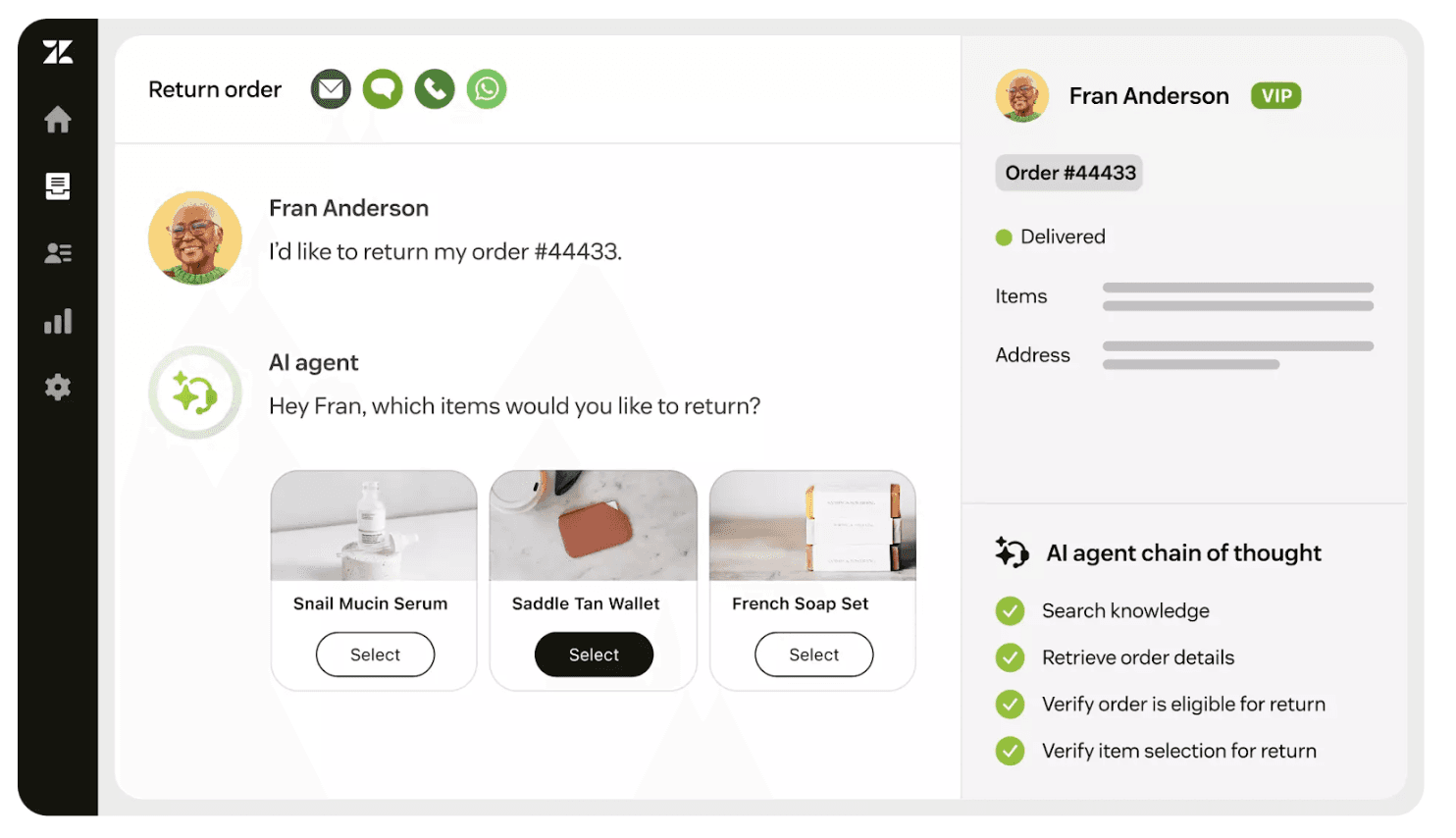 Zendesk support suite